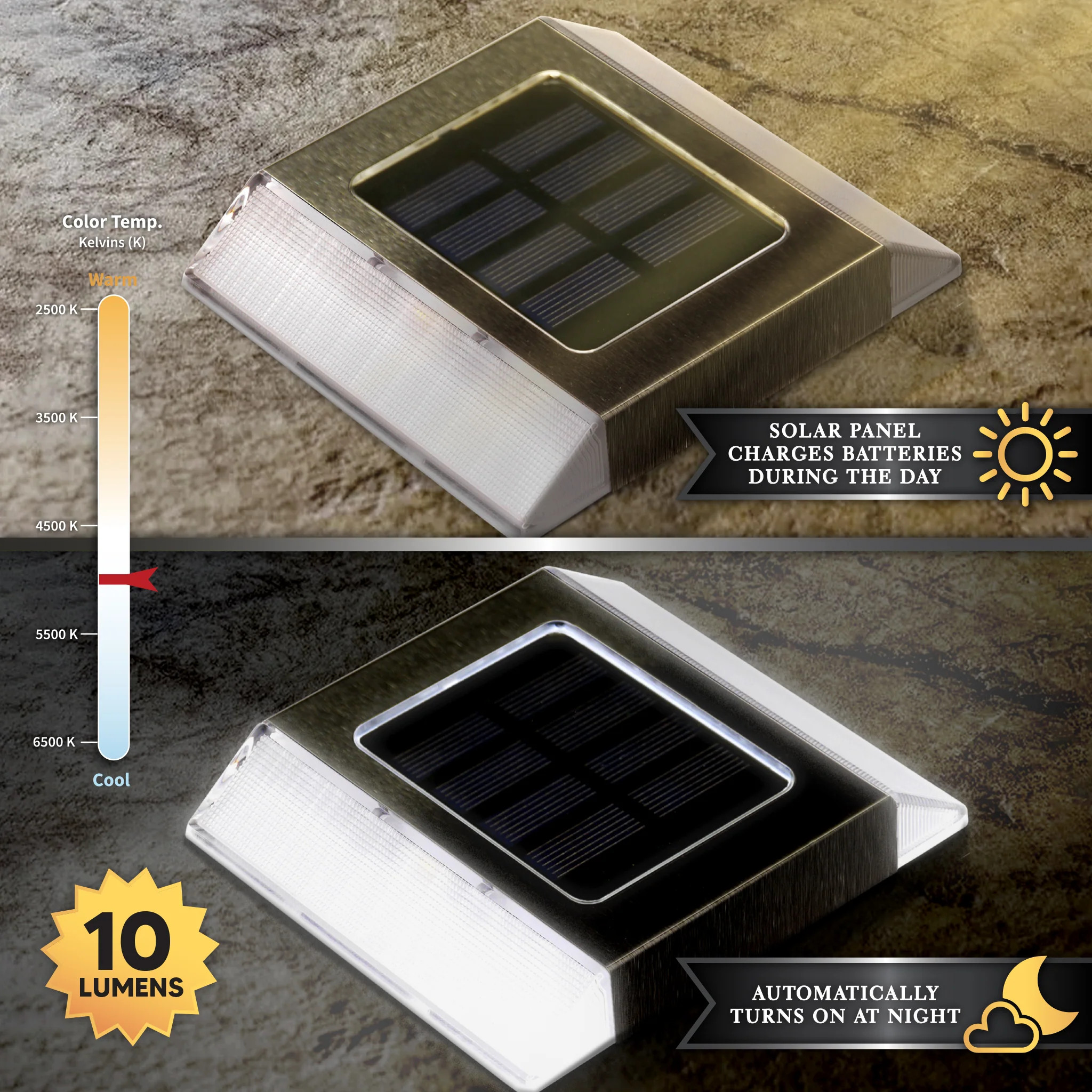 Evening Ambience Solar Set - Includes 4 Pathway & 4 Deck