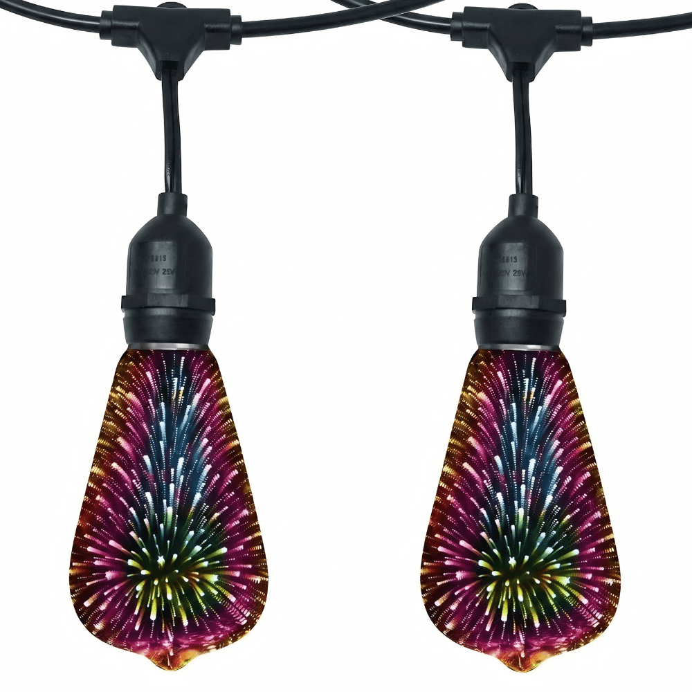 Infinity 3D Fireworks Effect LED String Light