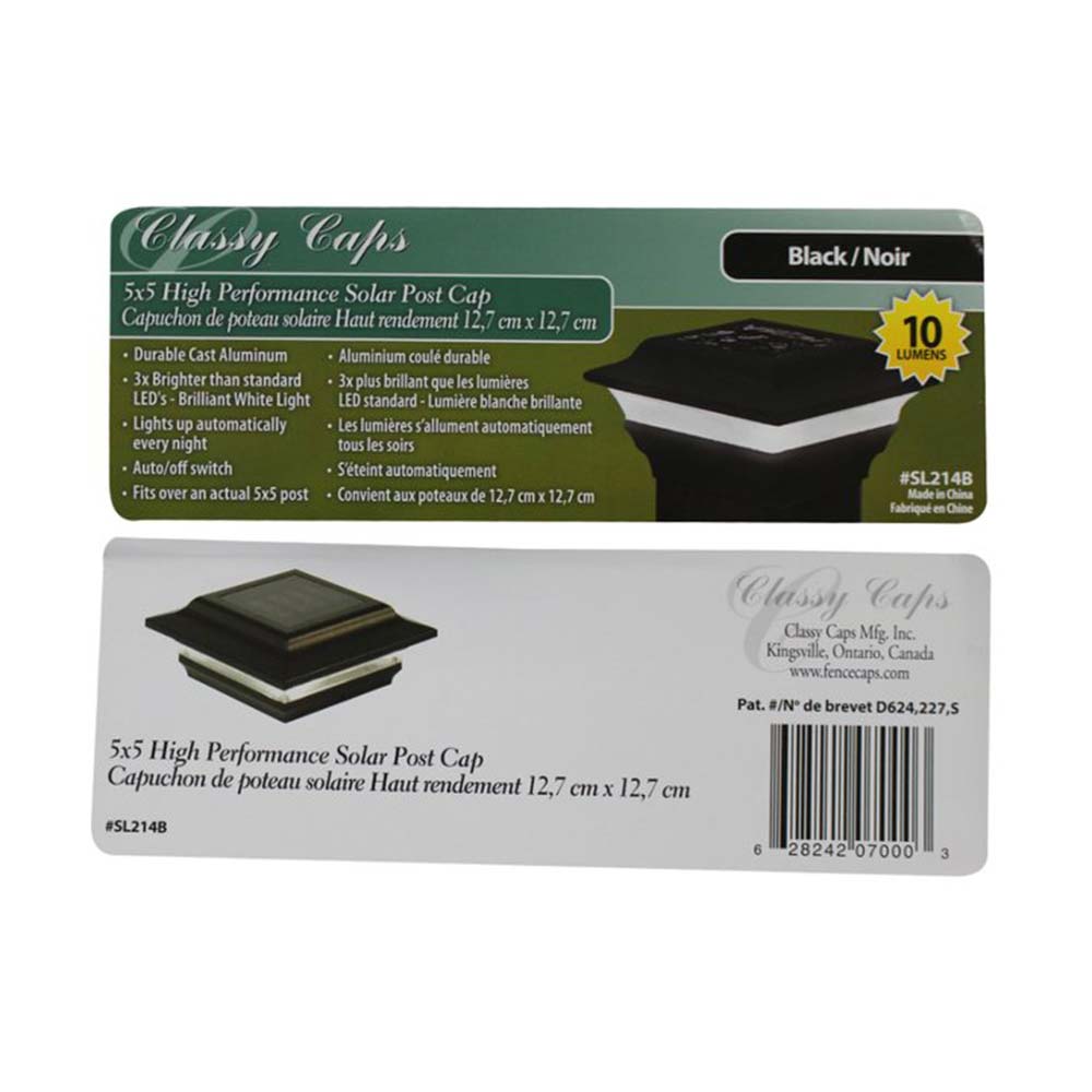 Imperial Solar Powered LED Post Cap Light - Open Box