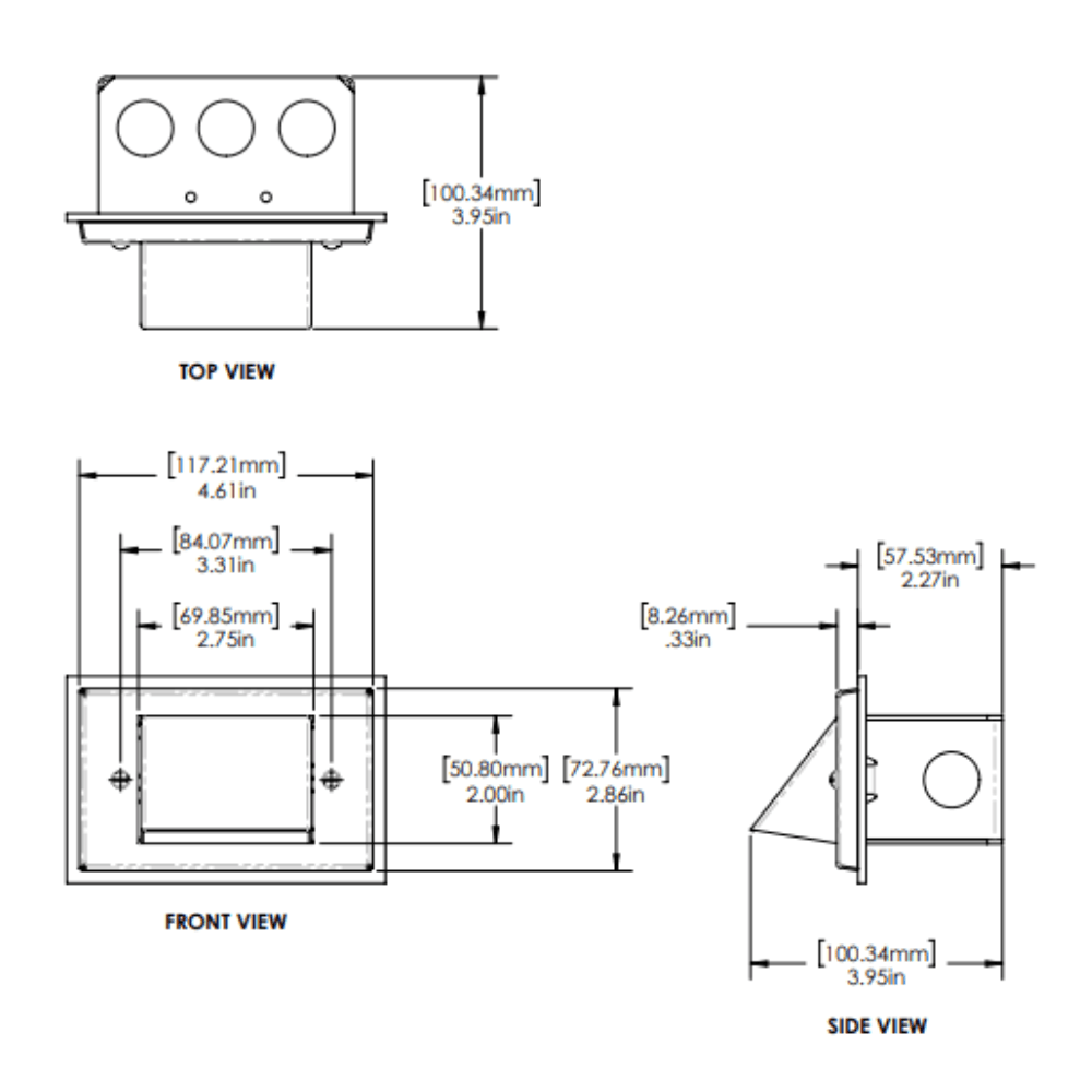 12 Volt Recessed Step Light 1 Louver