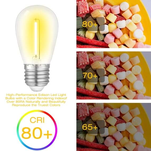 LED Replacement String Light Bulbs, 26-Pack