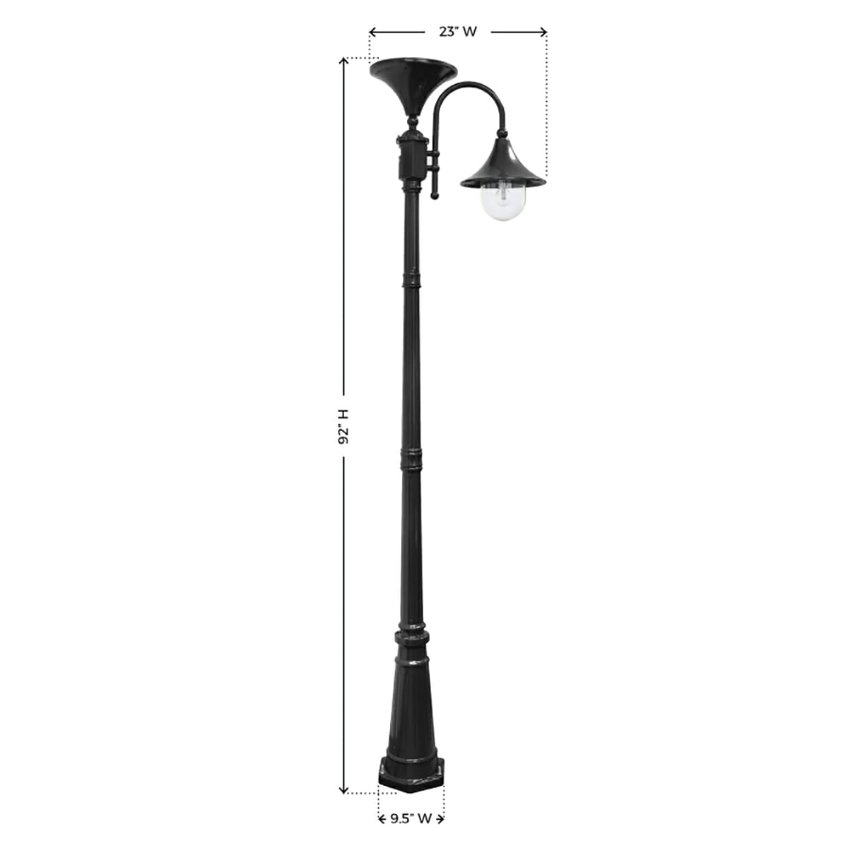 Everest Solar Lamp Post