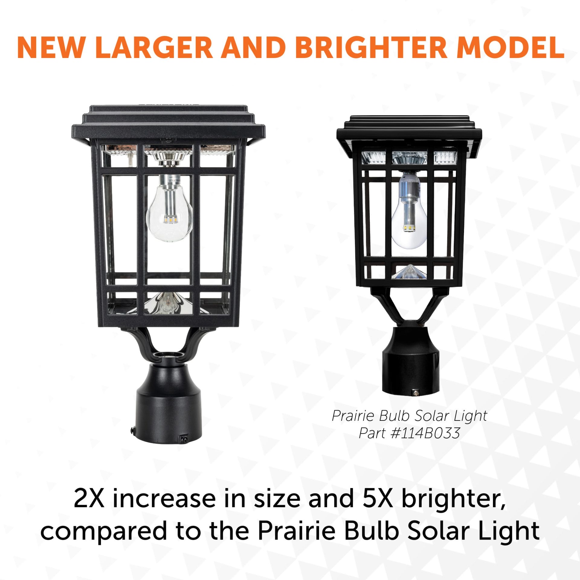 Grand Prairie Bulb Solar Light