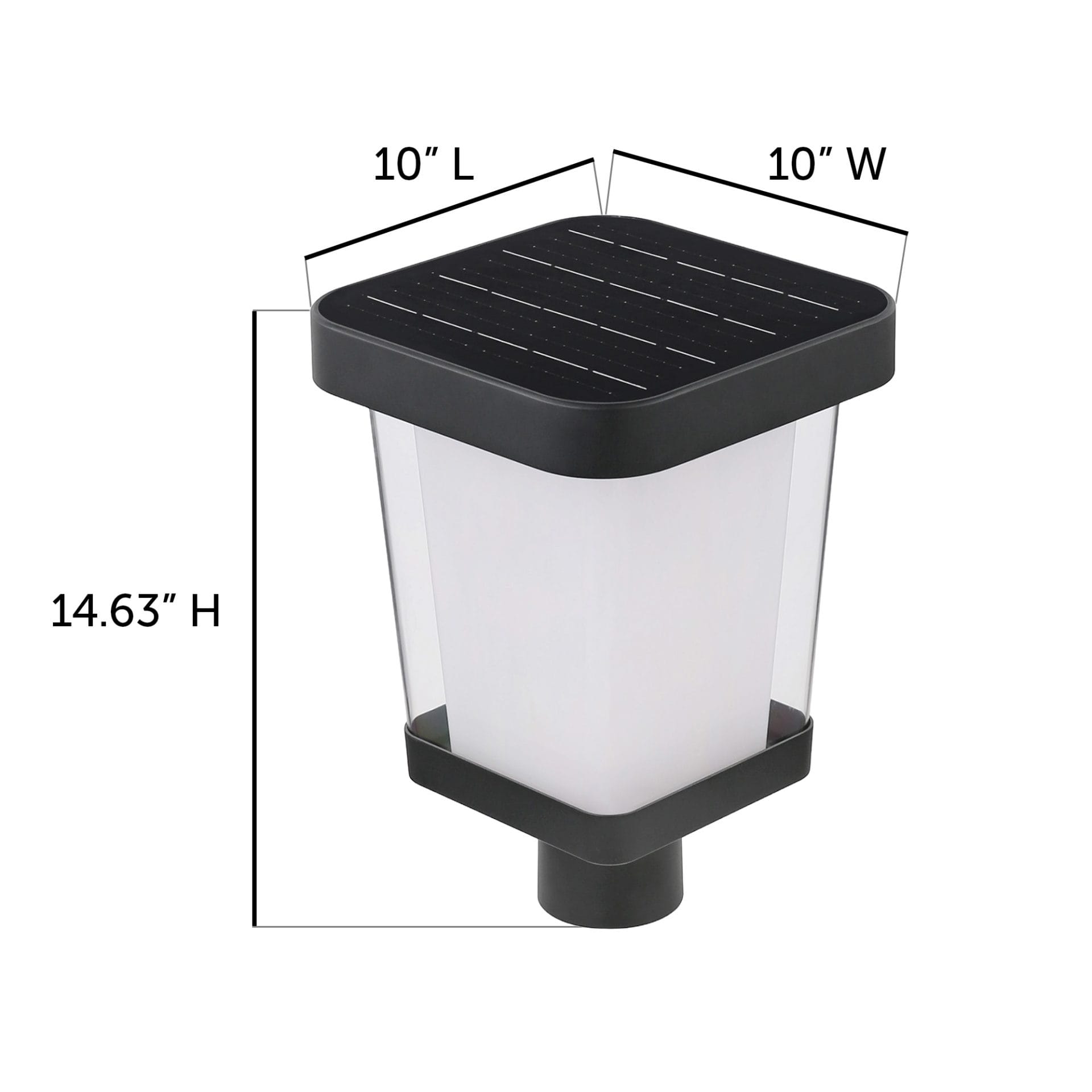 Halo Solar Post Light
