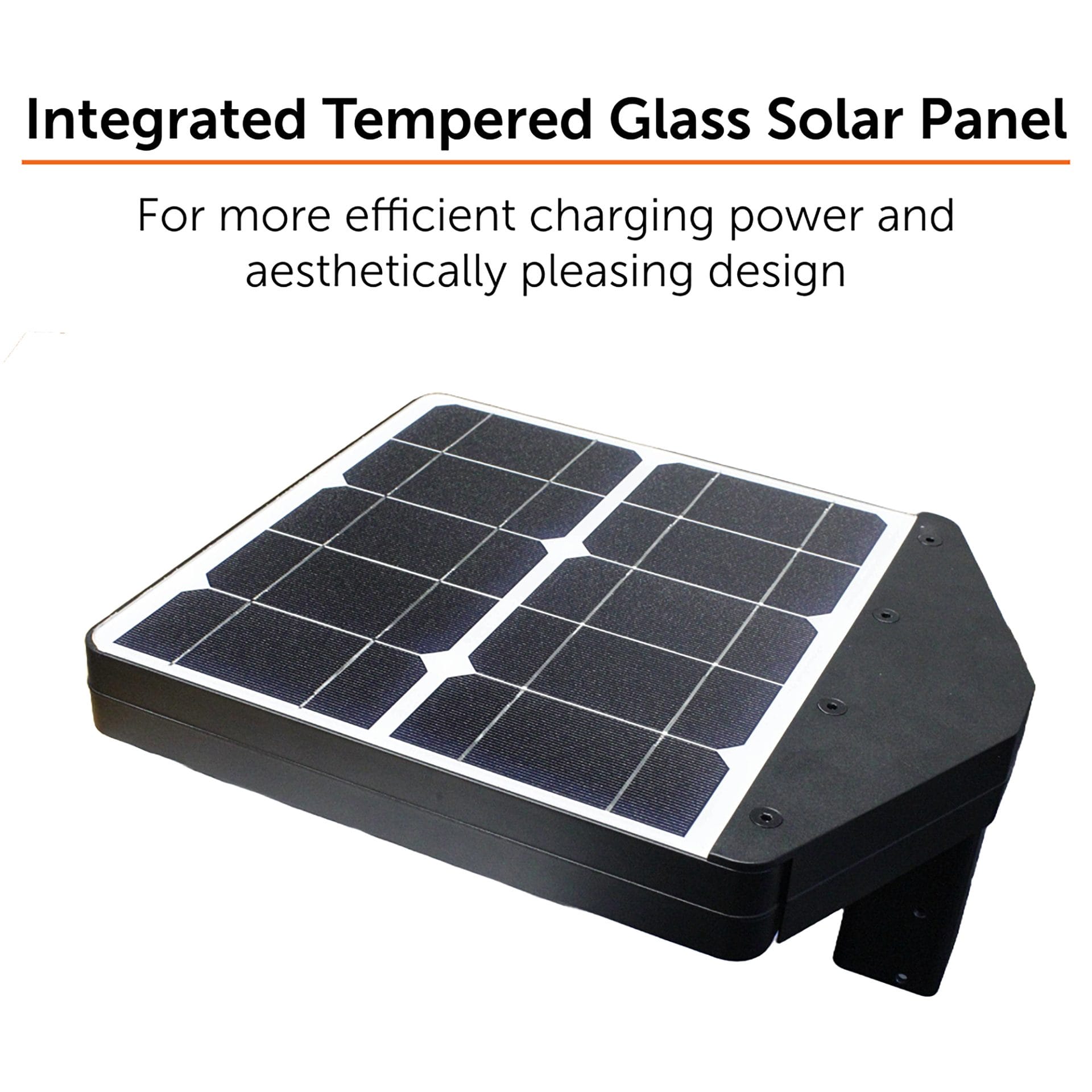Contemporary Square Solar Post Light