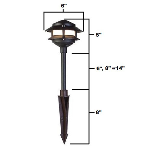 6KIT-2TIER-PAGODA Dimensions