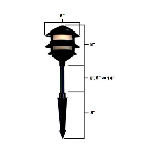 6KIT-3TIER-LED-PAGODA Dimensions