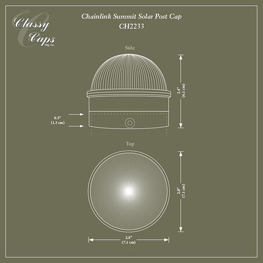 Post Light Dimensions Example