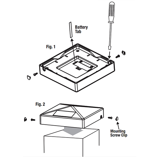 Post Cap Light Instructions