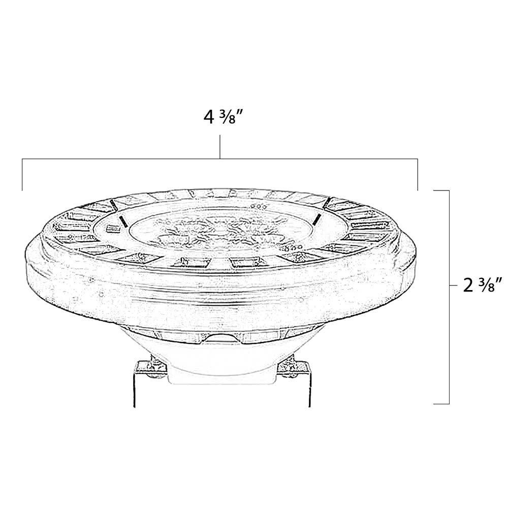 LED Dimmable PAR36 Light Bulb Dimensions