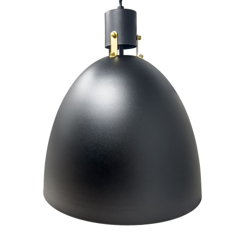 Deep Bowl Wide Dome Hanging Light Fixture