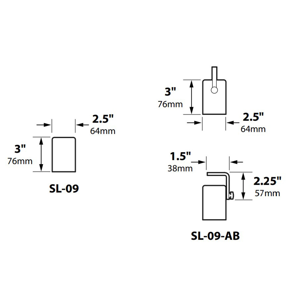 Surface Mount Down Light Dimensions