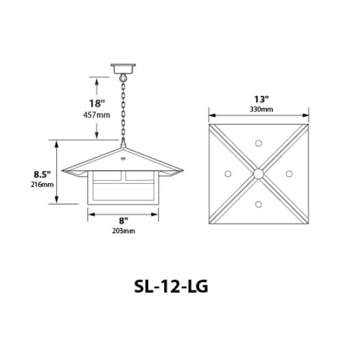 SL-12-LG Dimensions