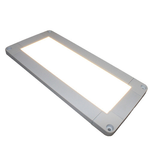 LED Slim Emergency Light, White Housing