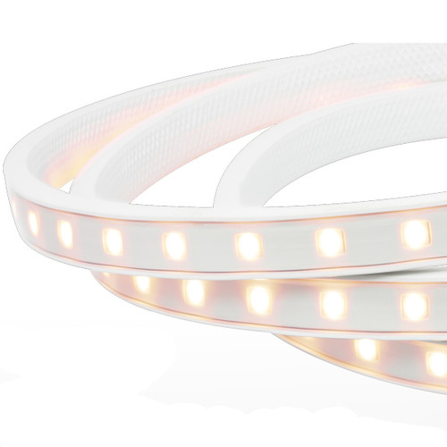 Rideau 1 x h 2 m, 120 led blanc chaud, câble blanc, prolongeable - SMART  CONNECT