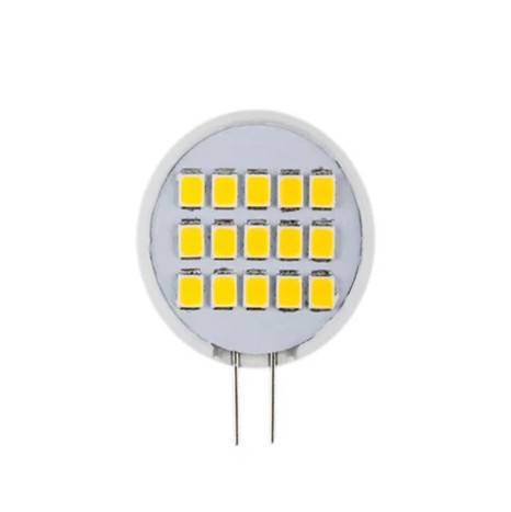 LED-1004, Lg4b12ww-25, Lg4b12cw-25, 12 Volt LED Bulb G4 LED Bi Pin Back,  Cool White or Warm White