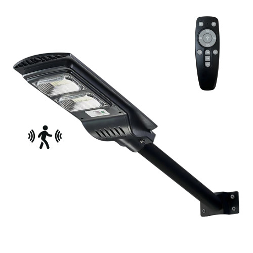 Solar Security Street Light Black Finish | AQLighting