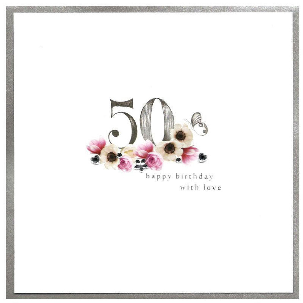 50th Birthday! 50th fifty quirky funny birthday card