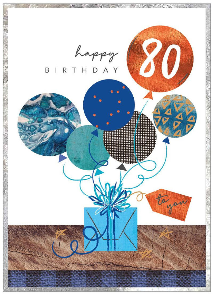 Cobalt greeting card