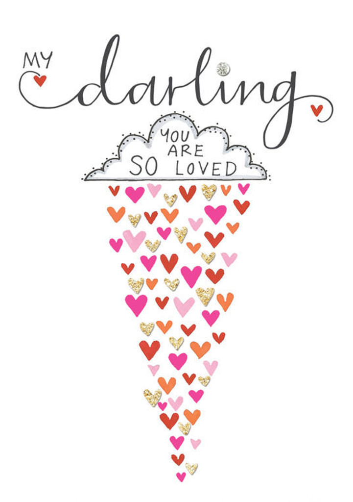 TLC My Darling U are So Loved Valentine's Day Card  greeting card