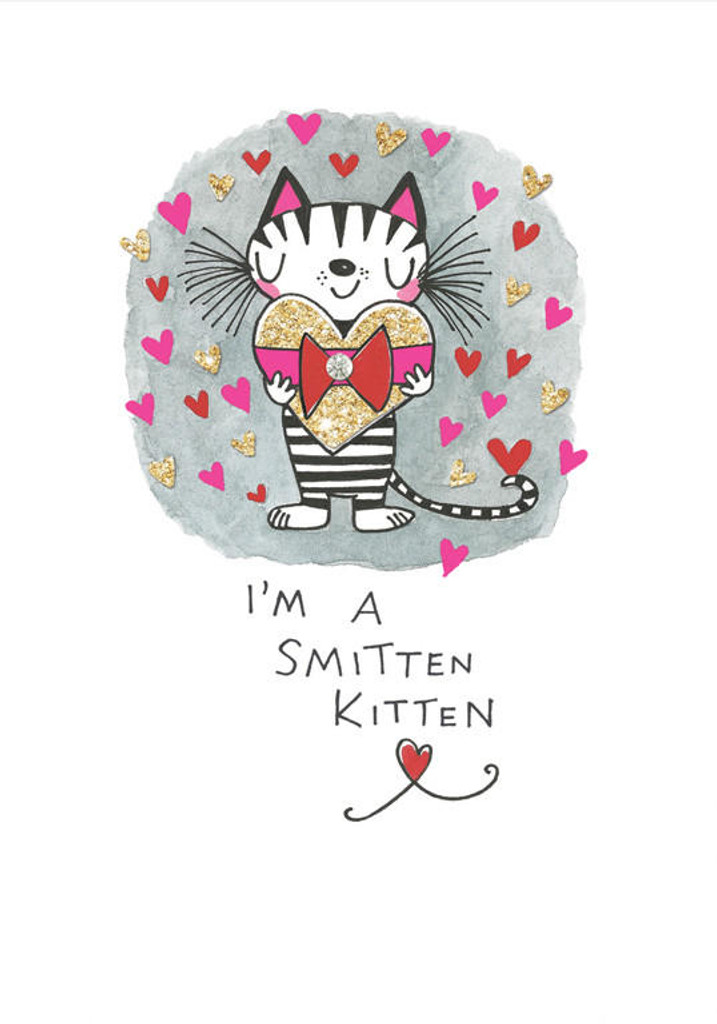 TLC Smitten Kitten Valentine's Day Card  greeting card