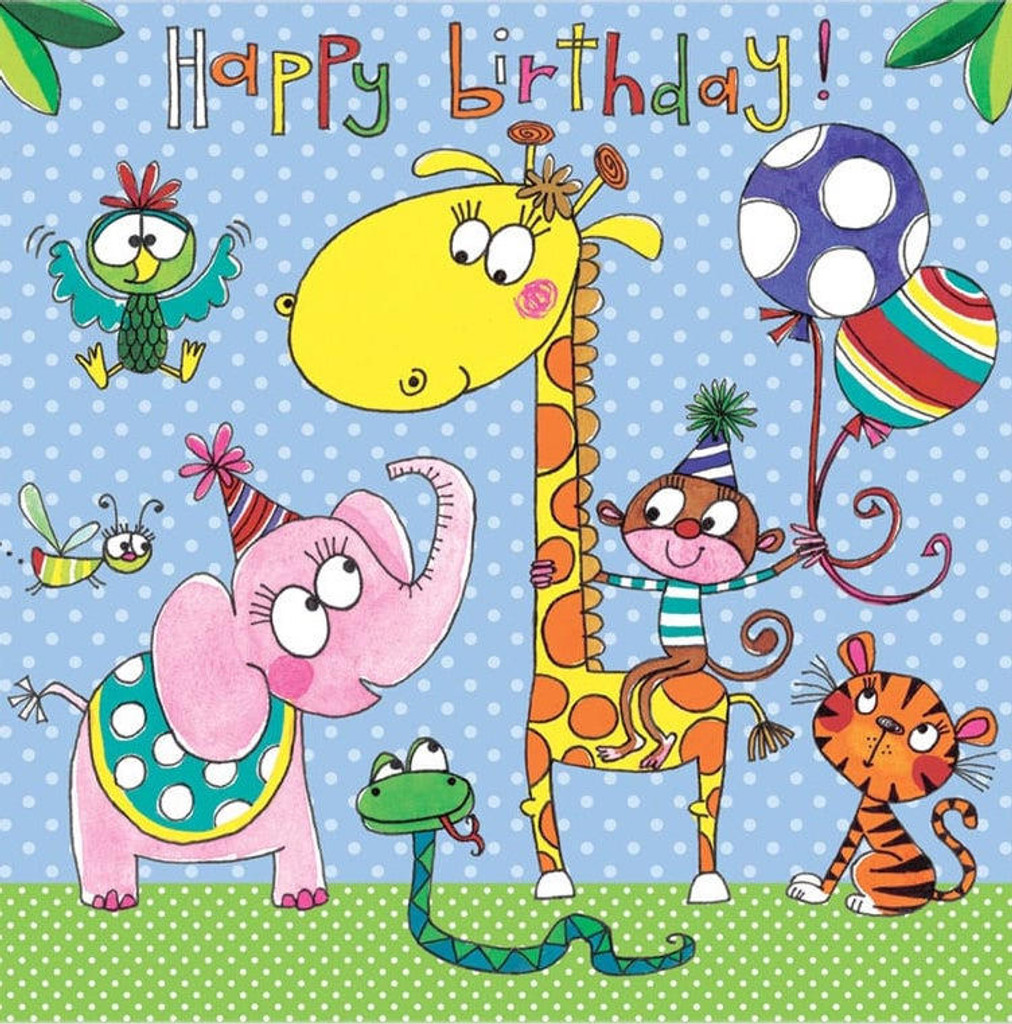 Giraffe | Jigsaw Birthday Card cute birthday card kids