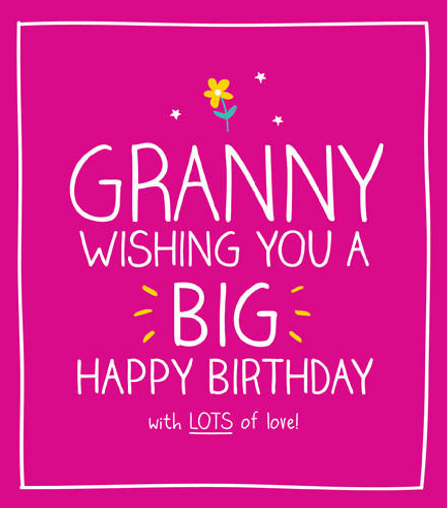 Granny granny nana cute funny birthday card grandma