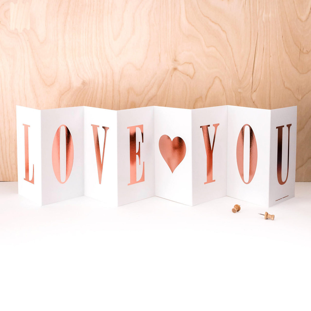 Coulson McLeod Luxury Love You Valentine's Day Card  greeting card