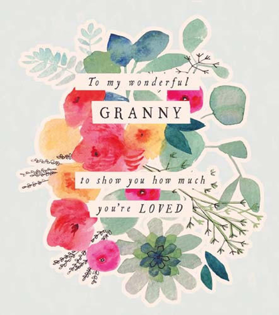 Wonderful Granny granny nana cute funny birthday card grandma