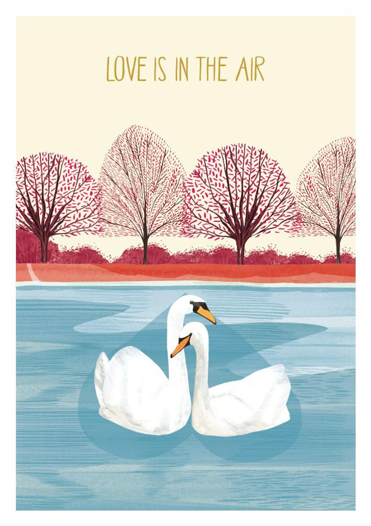 Art File Love is in the Air Valentine's Day Card  greeting card