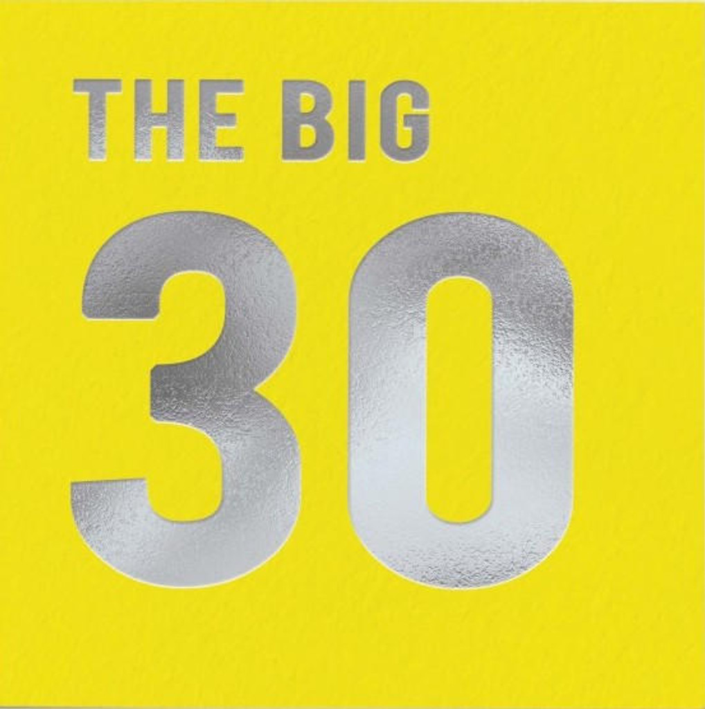 30 Big 30 30th thirtieth quirky funny birthday card