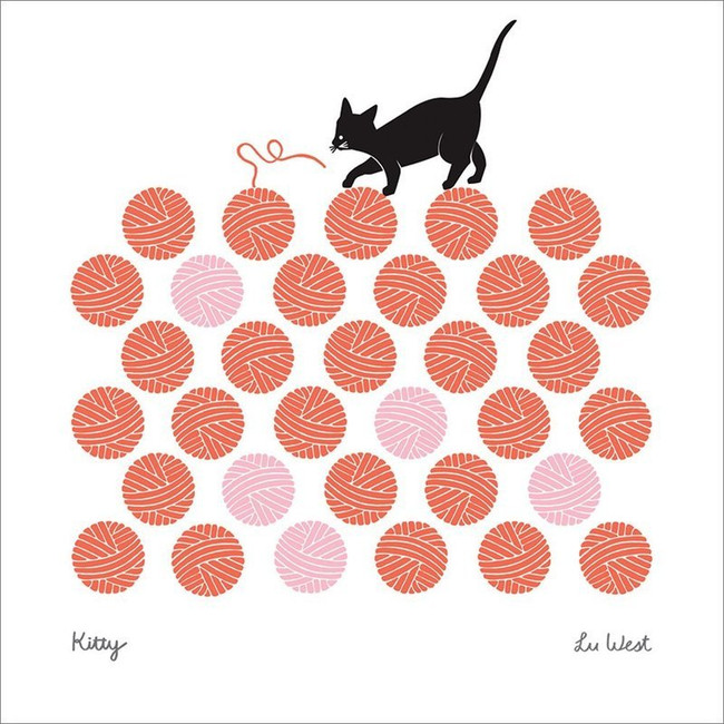 Cool Greeting Cards | Black Olive | Black Cat Design