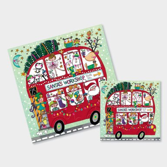 Cute  Christmas Jigsaw Cards 