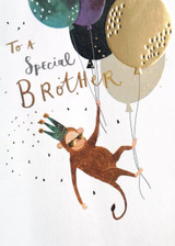 Special Brother brother quirky funny greeting card