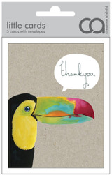 Quirky Birds greeting card