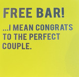 perfect couple funny cute greeting card