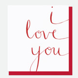 i love you sentimental greeting card