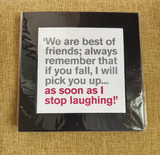 stop laughing mounted card stop laughing mounted card