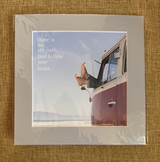 follow your heart mounted card