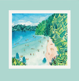 paradise art greeting card