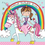 Unicorn | JIGSAW children cool cute birthday greeting card