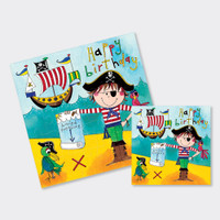 Pirate | JIGSAW cute birthday card kids