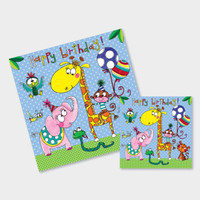 Giraffe | Jigsaw Birthday Card cute birthday card kids