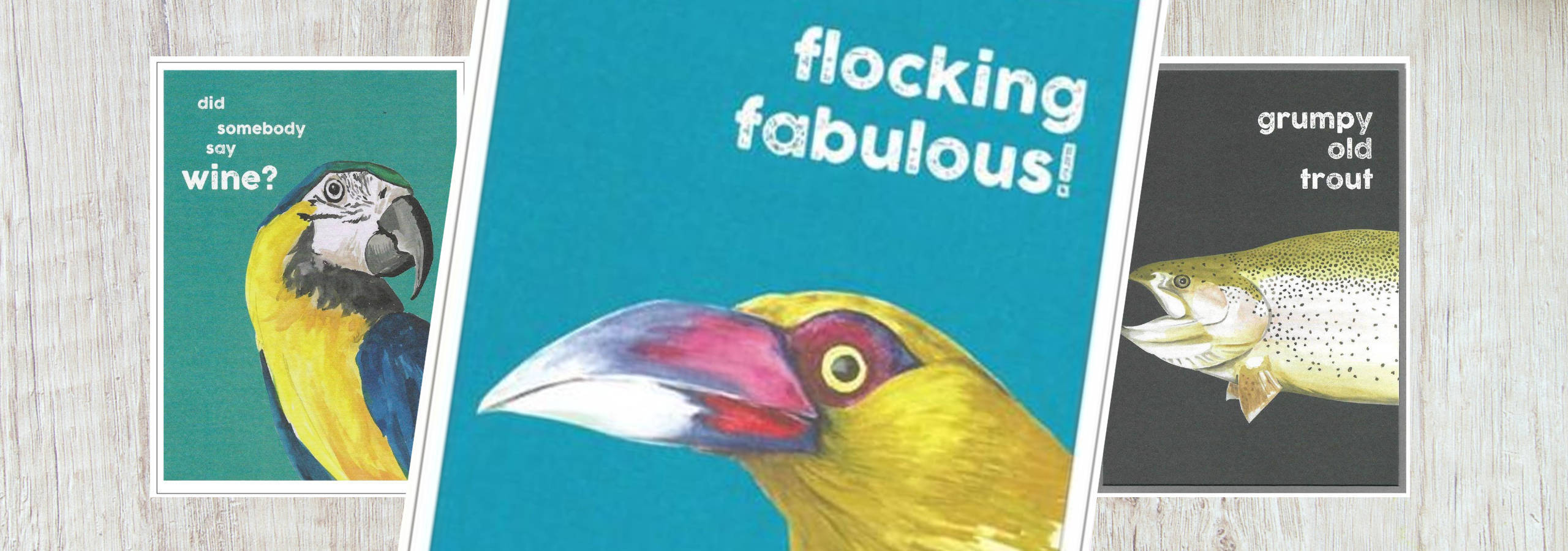 Quirky, cool, cute and funny greeting cards