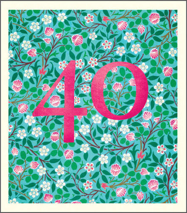 Stylish 40th Birthday Cards | Unique Designs | The Wonky Tree
