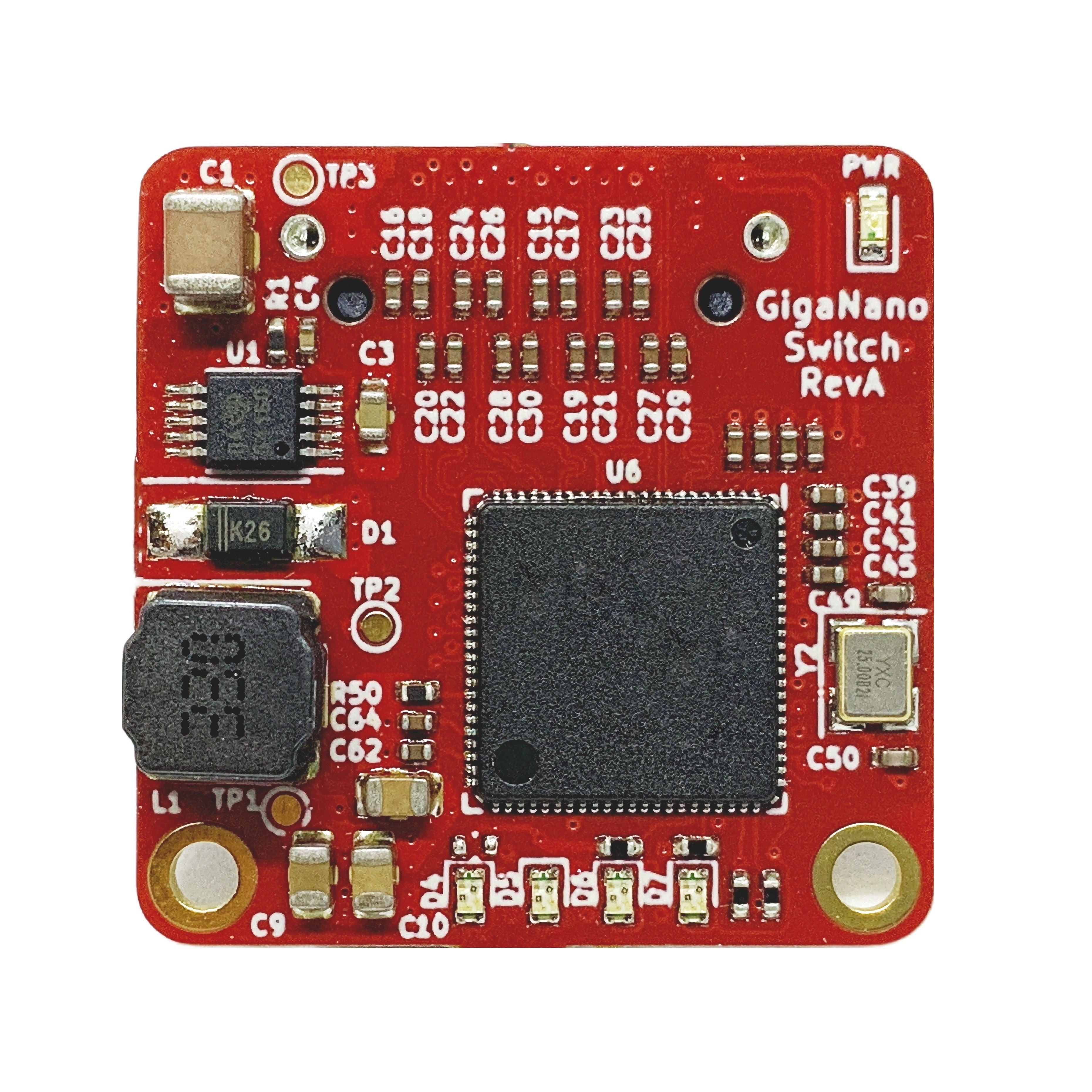 Compact drone gigabit ethernet switch
