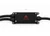 Top view of the Hydra cable-integrated Ethernet router with three cable connections and four mounting points.