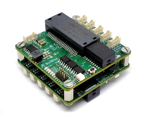 Assembly of two small rugged ethernet switches for a 10 port ethernet switch