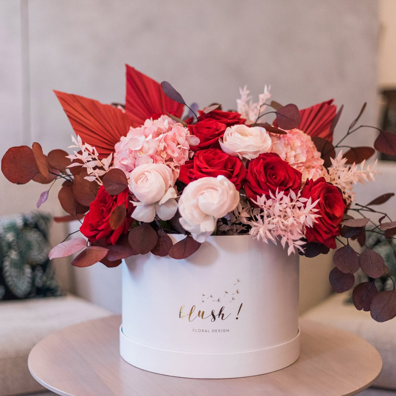 Blush! Livraison de boîtes à fleurs fraîches premium - Floralbox