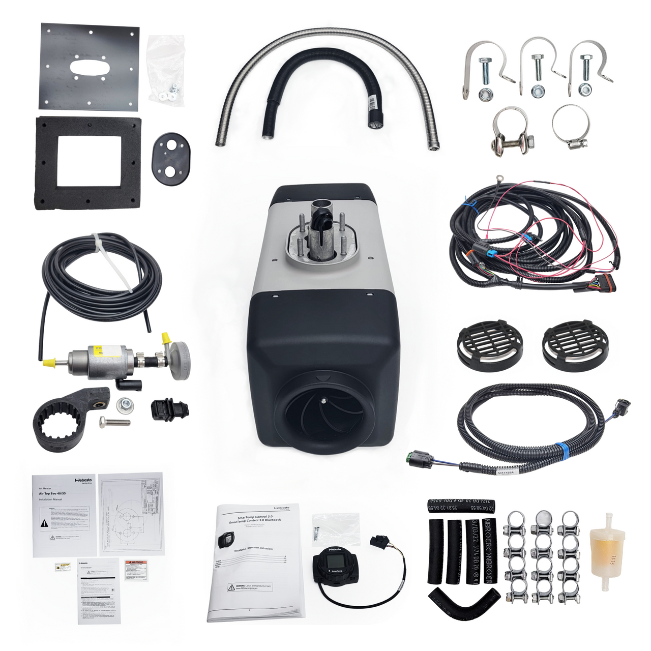 Webasto Air Top Evo 40 Diesel SmarTemp 3.0 BT kit 12v